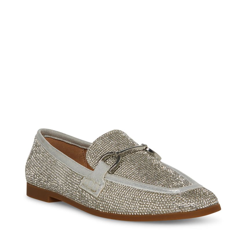 Silver Steve Madden Carrine-r Women's Loafers | PH 9524MEZ